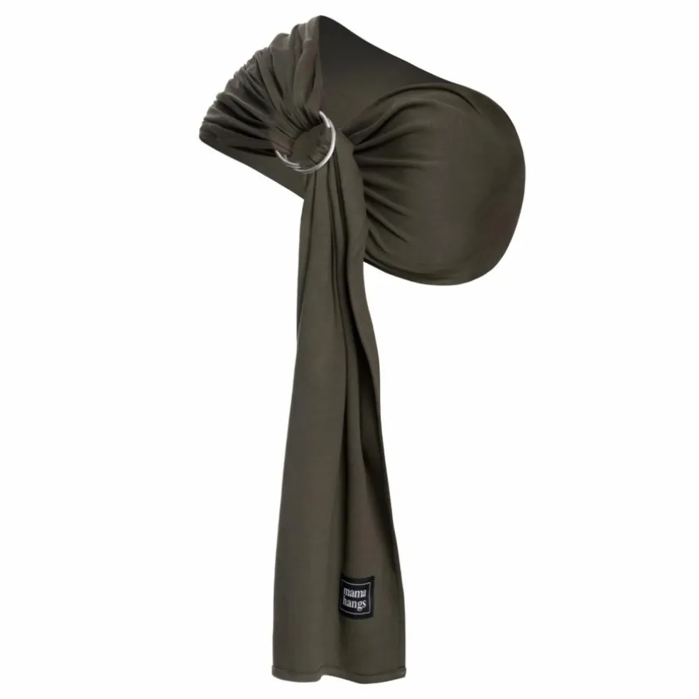 Sling en coton bio | Vert olive