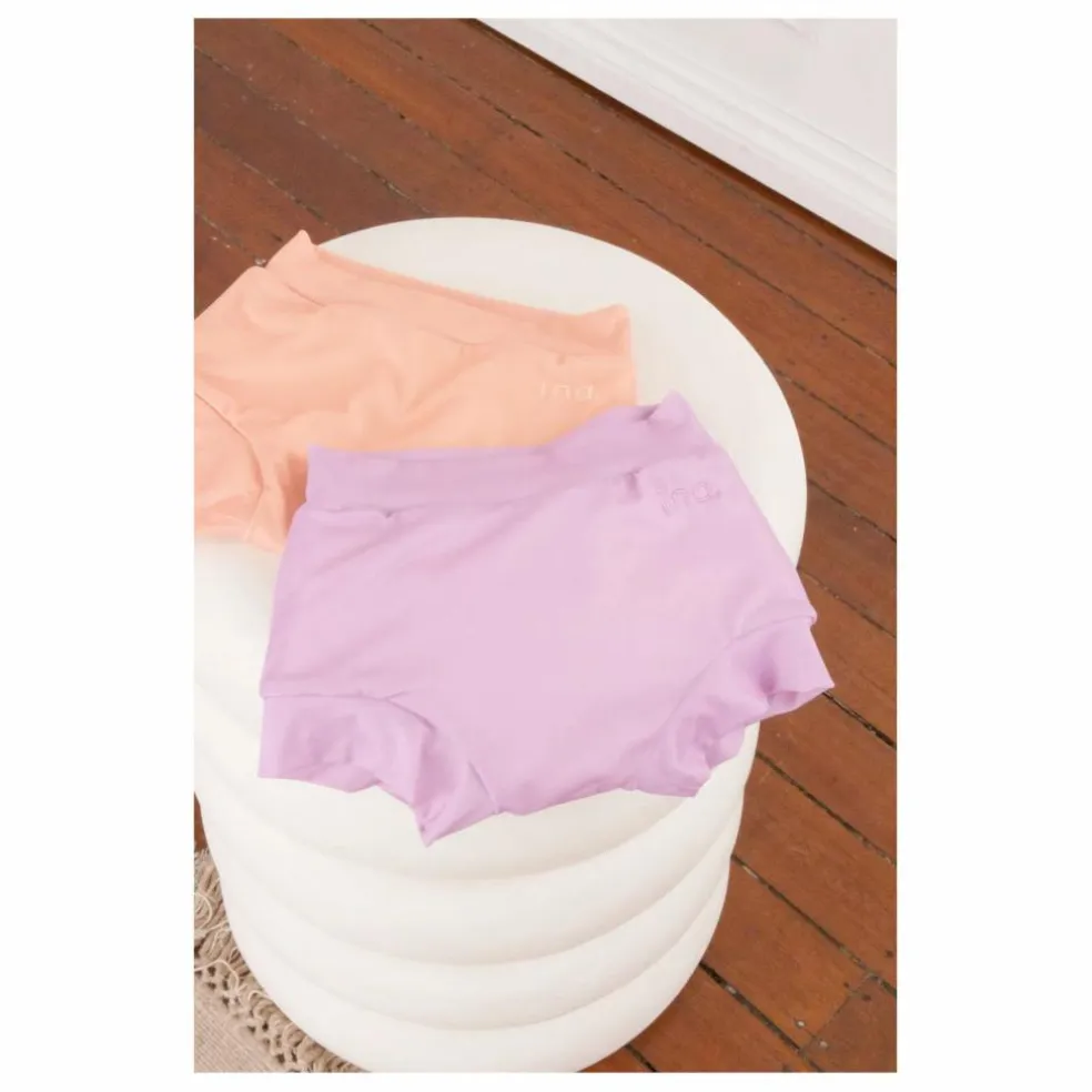 Slip de Bain Matière Recyclée Lumi | Abricot
