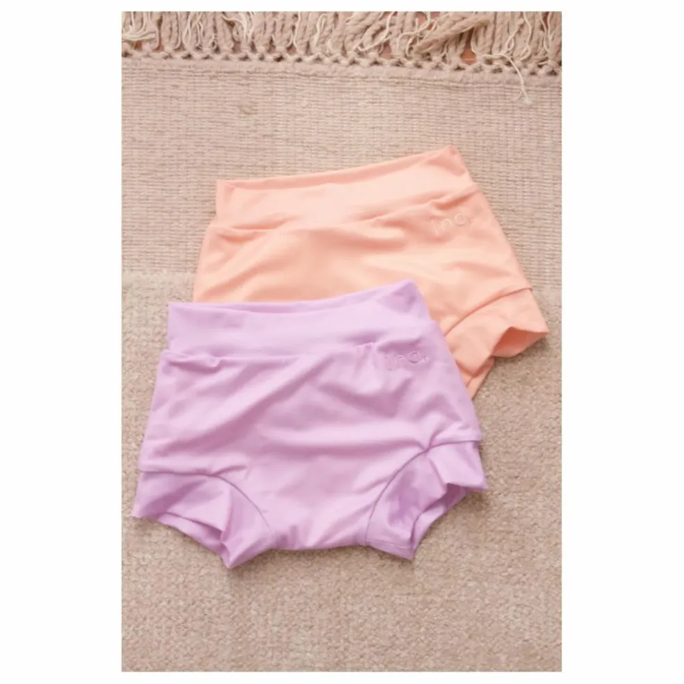 Slip de Bain Matière Recyclée Lumi | Abricot