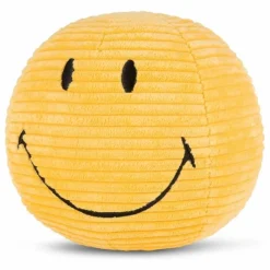 SMILEY - Peluche Smiley en velours côtélé | Jaune