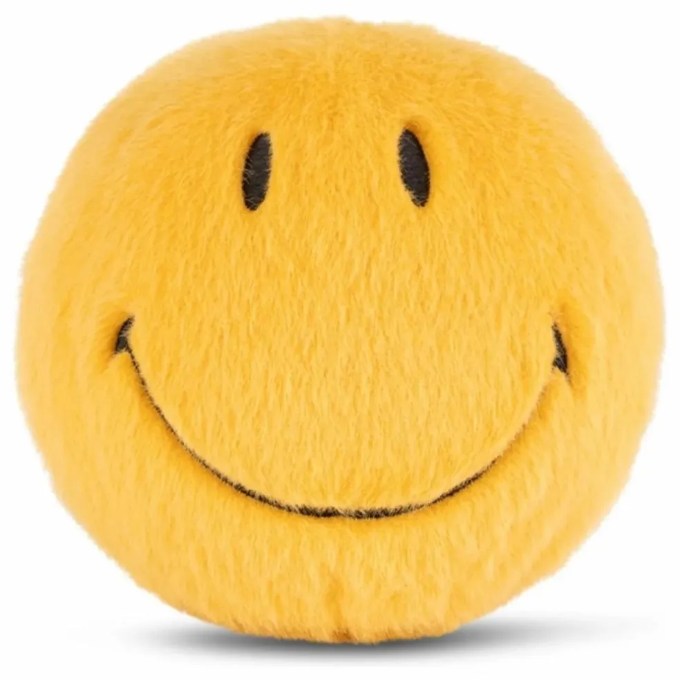 SMILEY - Peluche Smiley Fuzzy | Jaune