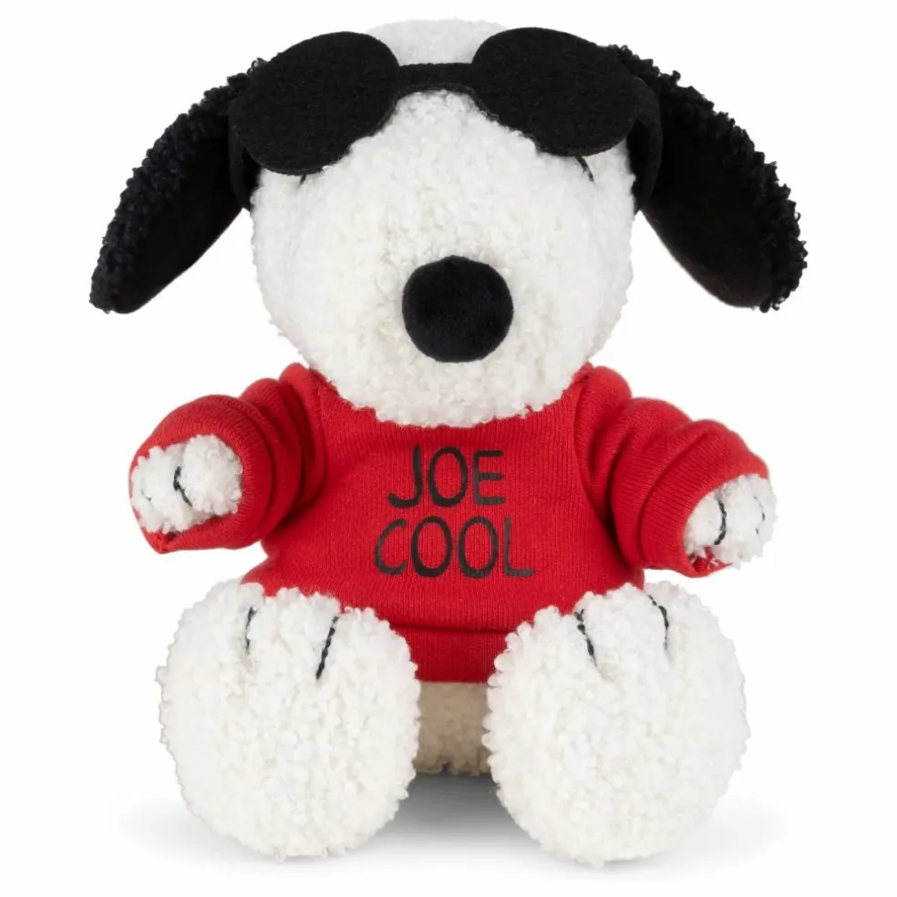 SNOOPY - Peluche Snoopy avec son sweat et ses lunettes