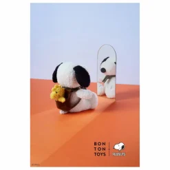 SNOOPY - Peluche Snoopy avec Woodstock dans son sac