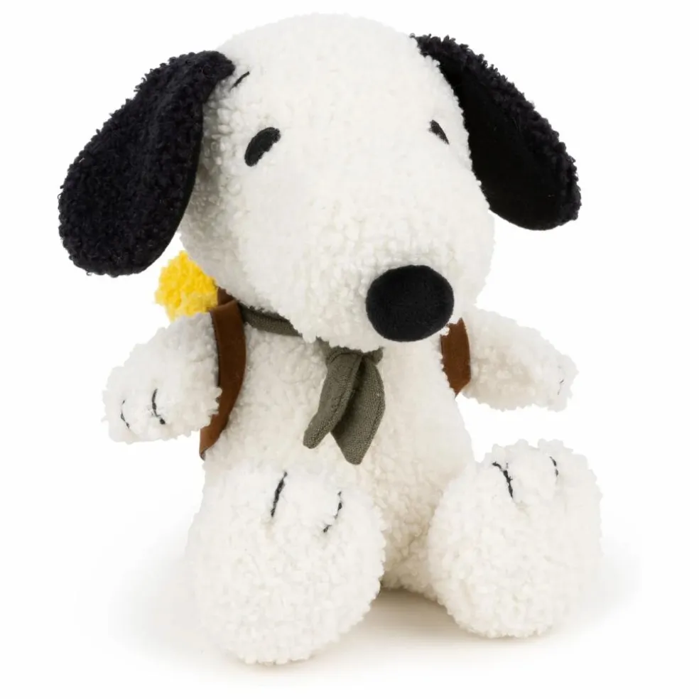 SNOOPY - Peluche Snoopy avec Woodstock dans son sac