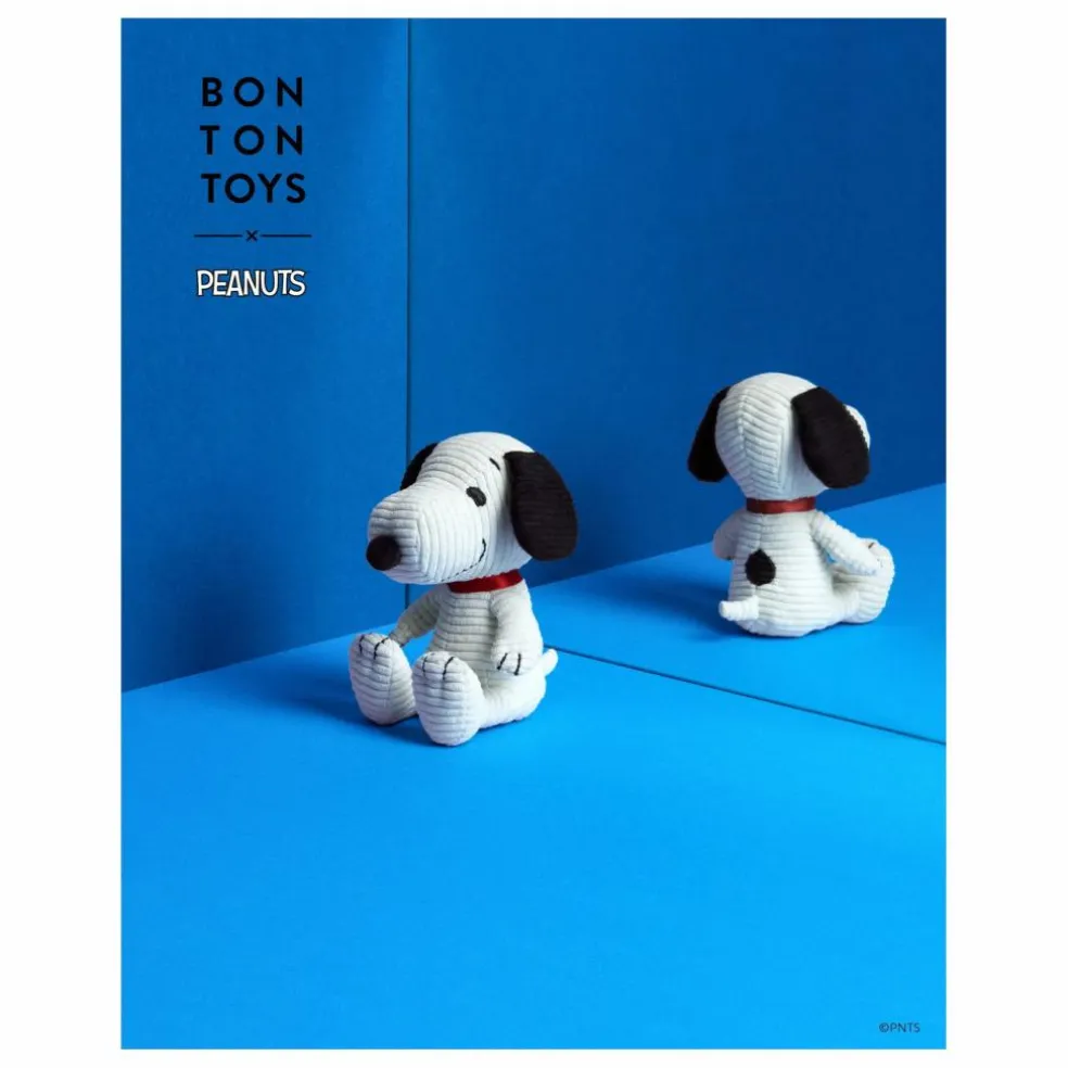 SNOOPY - Peluche Snoopy en velours côtelé