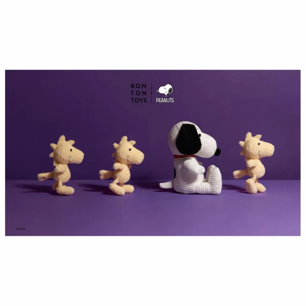 SNOOPY - Peluche Snoopy en velours côtelé