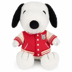 SNOOPY - Peluche Snoopy en bomber universitaire