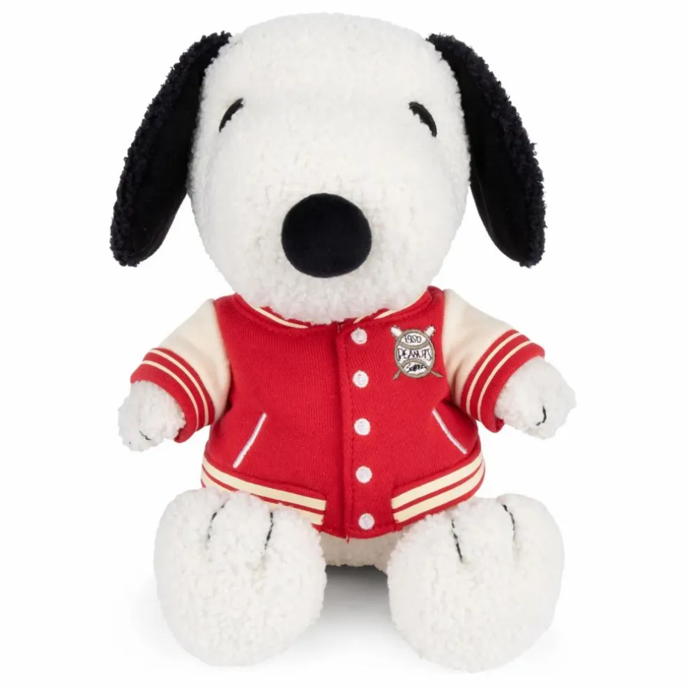 SNOOPY - Peluche Snoopy en bomber universitaire