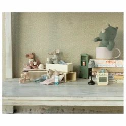 Souris Petit Frère dans sa boîte assortie
