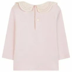 Sous Pull Col Ajouré | Rose pâle