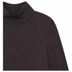 Sous Pull Fille Manches Longues Jersey Laine | Noir