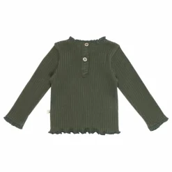 Sous-Pull Betsy Baby Lace Coton Responsable | Vert kaki