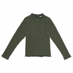 Sous-Pull Betsy Lace Coton Responsable | Vert kaki