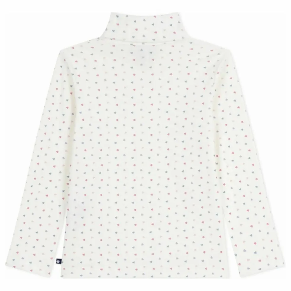 Sous-Pull Cœurs Coton Bio | Ecru