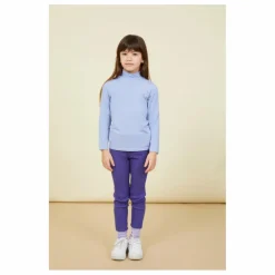 Sous-Pull Fille Manches Longues jersey laine | Bleu ciel