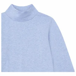 Sous-Pull Fille Manches Longues jersey laine | Bleu ciel