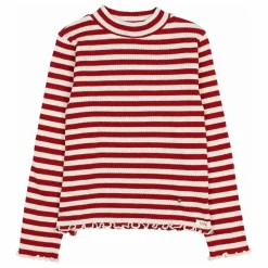 Sous-pull Rayures | Bordeaux