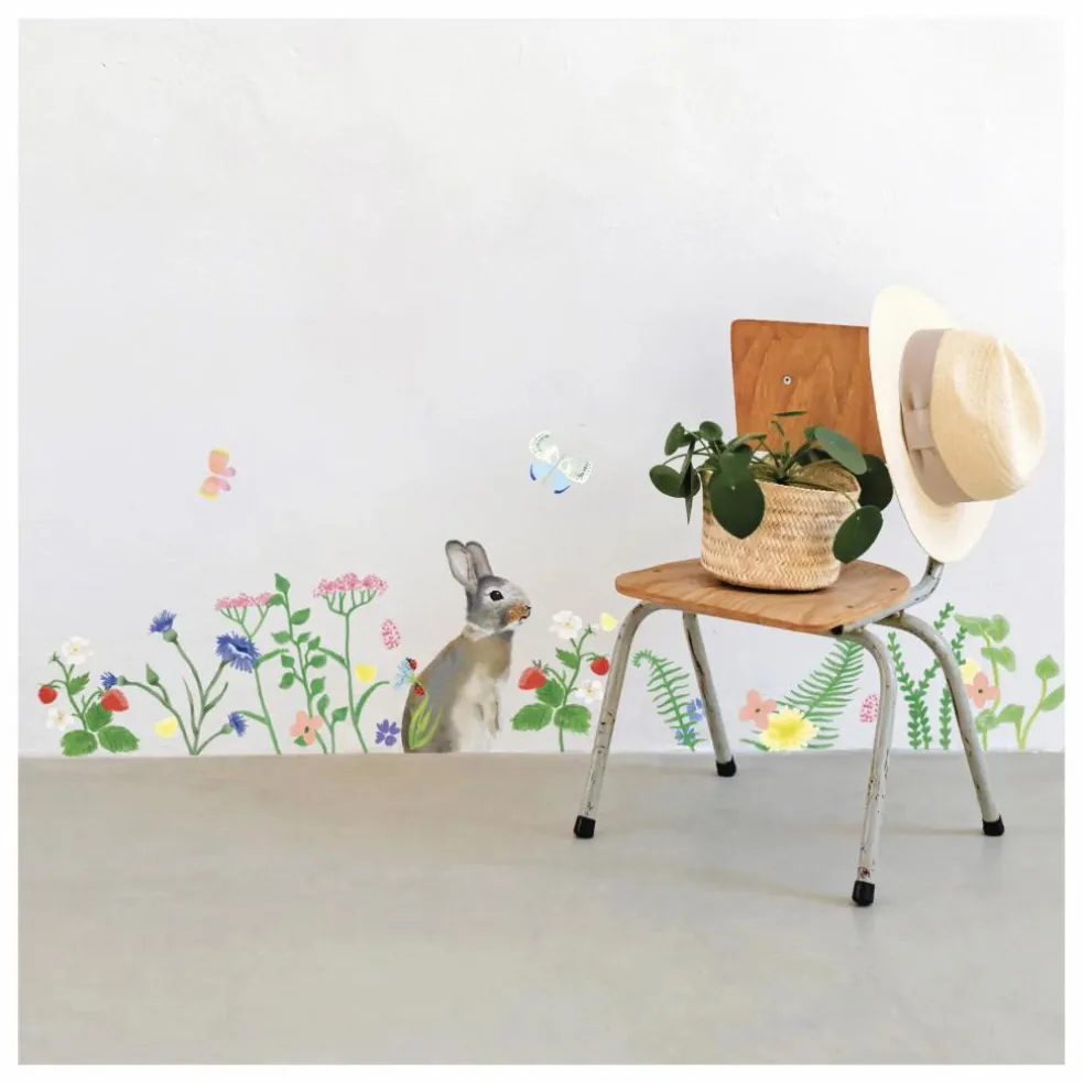 Stickers easy Lapin de printemps