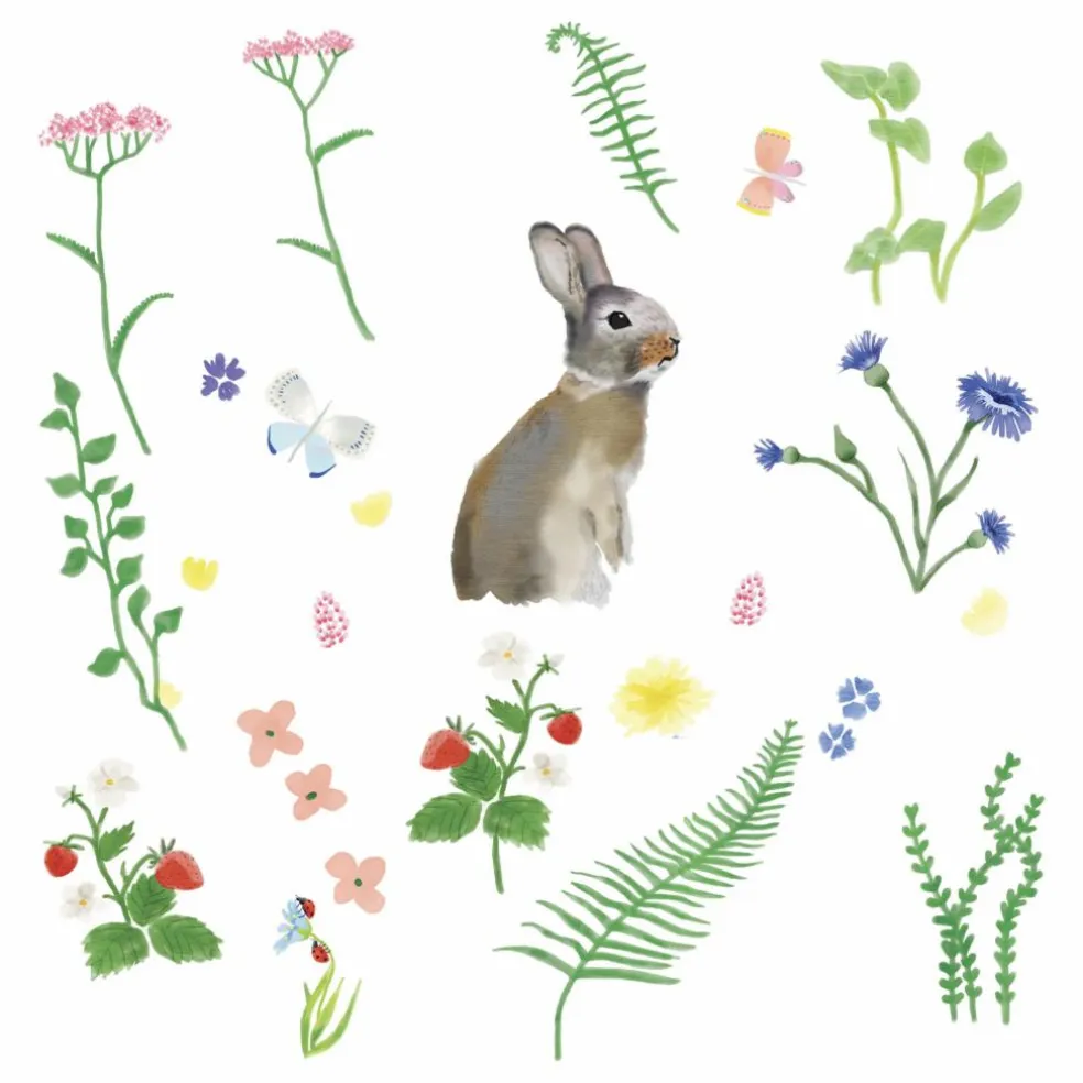 Stickers easy Lapin de printemps
