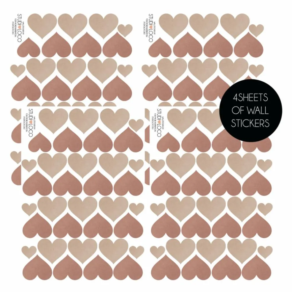 Stickers muraux Cœurs