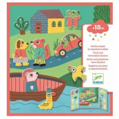 Stickers épais et repositionnables Les animaux