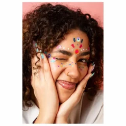 Stickers pour visage Flower