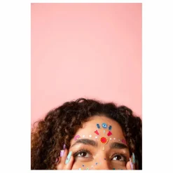 Stickers pour visage Flower