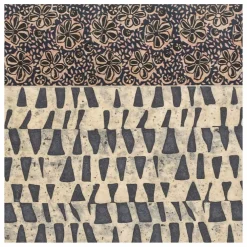 Superfrise Blossom Tokyo - Set de 9 feuilles | Bleu indigo
