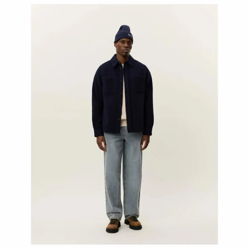 Surchemise Bouclée Lennon | Bleu foncé