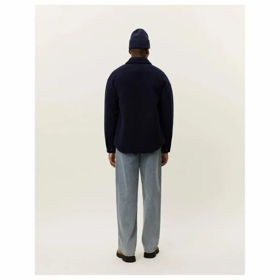 Surchemise Bouclée Lennon | Bleu foncé