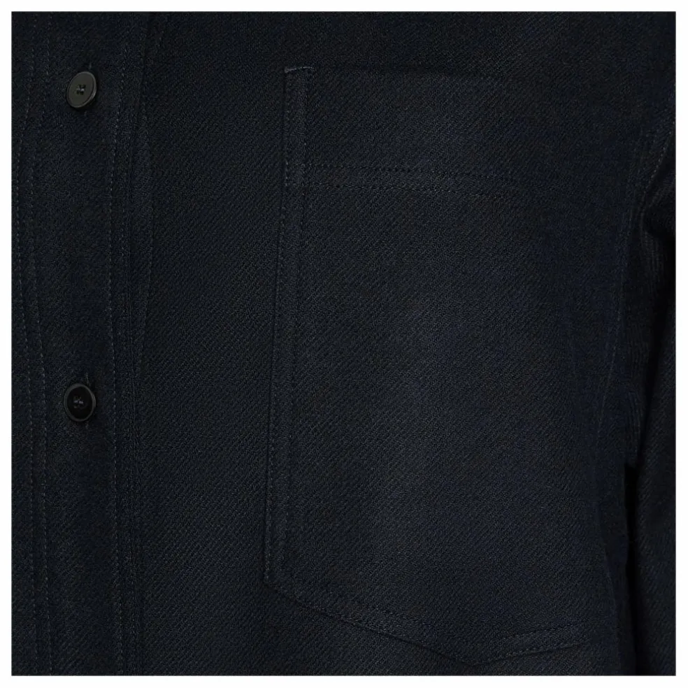 Sur-Chemise Flanelle | Bleu marine