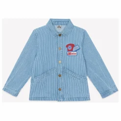 Surchemise Nineties Rayée | Bleu