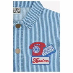 Surchemise Nineties Rayée | Bleu