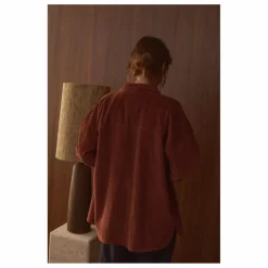 Sur-Chemise Paola Velours Côtelé - Collection Femme | Chocolat