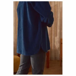 Sur-Chemise Paola Velours Côtelé - Collection Femme | Bleu marine