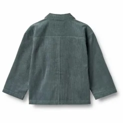 Surchemise Sage Velours Côtelé Coton Bio | Bleu gris