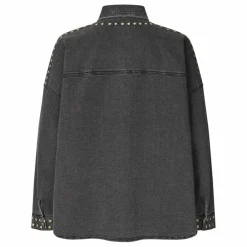 Sur-Chemise Veida Denim | Washed Black