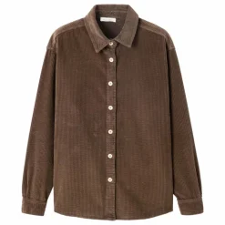 Sur-Chemise Velours Côtelé Padow | Marron
