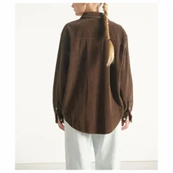 Sur-Chemise Velours Côtelé Padow | Marron