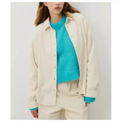Sur-Chemise Velours Côtelé Padow | Ecru