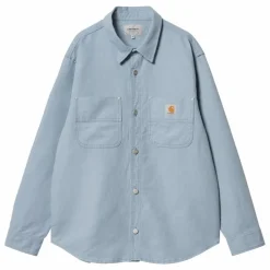 Surchemise Walter Coton et Lin | Bleu gris