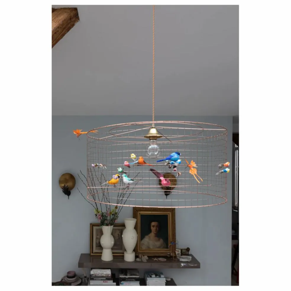 Suspension demi grande volière