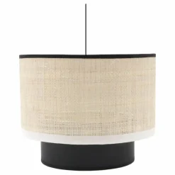 Suspension Eclipse en rabane | Blanc