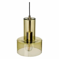 Suspension en verre Ripple | Vert