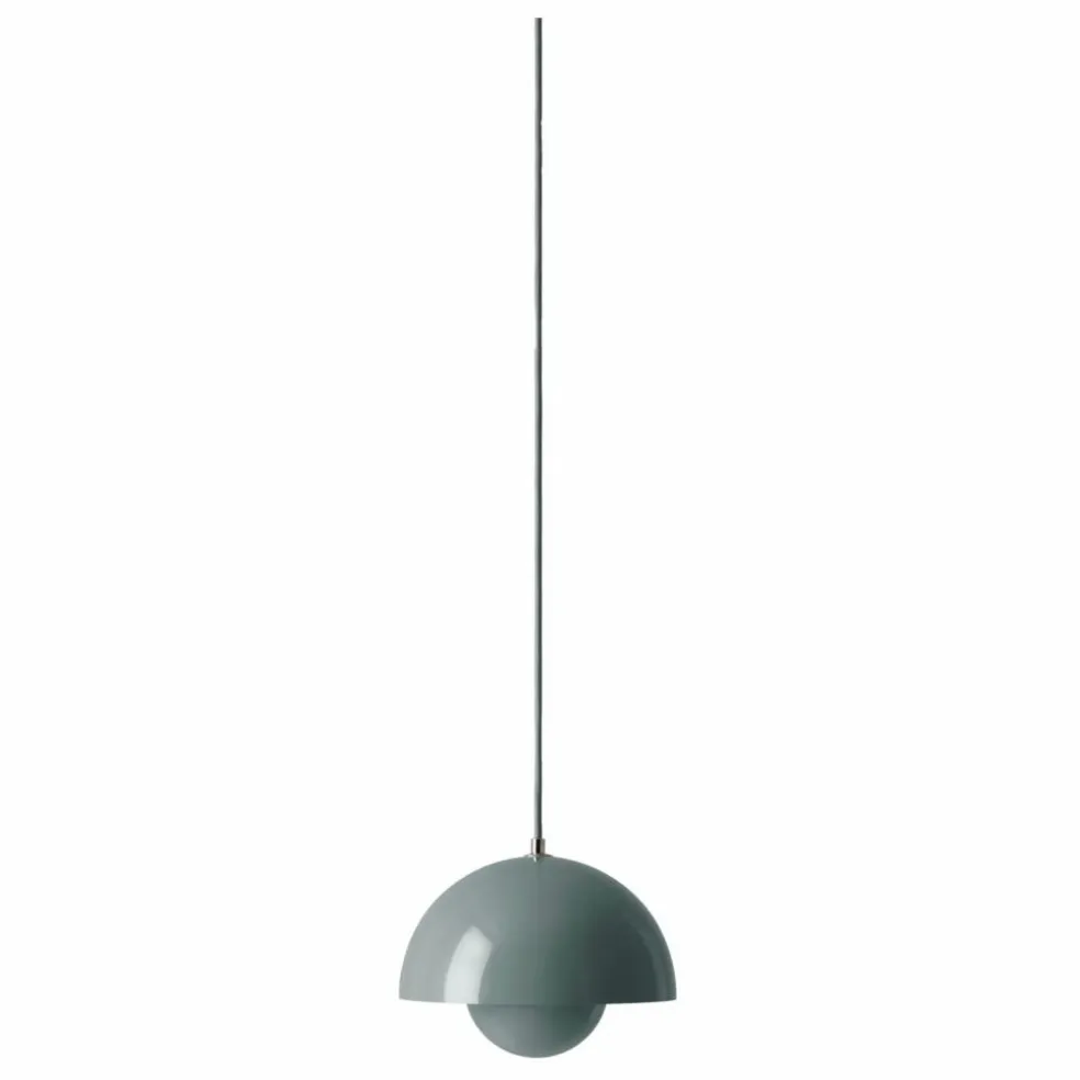 Suspension Flowerpot VP1 - Vener Panton | Bleu Acier