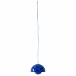 Suspension Flowerpot VP10 Pattern, Verner Panton | Cobalt
