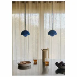 Suspension Flowerpot VP10 Pattern, Verner Panton | Cobalt