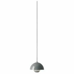 Suspension Flowerpot VP10, Verner Panton | Bleu gris