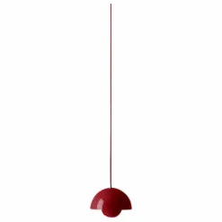 Suspension Flowerpot VP10, Verner Panton | Rouge vermillon