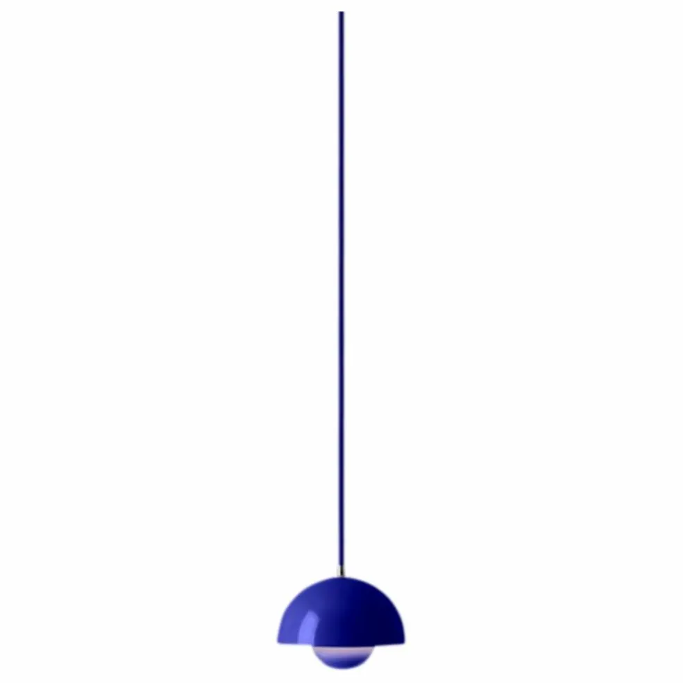 Suspension Flowerpot VP10, Verner Panton | Bleu